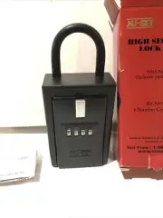 4 Digit Numeric Key Card Storage Lock Box Multiple Keys Cards Safe Security New