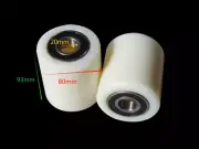 ROLLER Nylon Pallet jack wheels front roller load wheel 2pcs 80x93mm