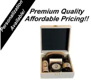 Grooming Box Kit. 4 oz Beard Oil, 4 oz Beard Balm, Beard Wash, Soap, & Brush