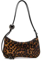 Jacquemus Le Bisou Perle Calf Hair Shoulder bag - Leopard ONE SIZE