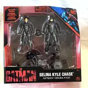 The Batman Playset Selina Kyle Chase Movie 2 Action Figure DC Motorcycle 2021
