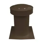 Unbranded Static Roof Vent 15"x13"x13" Aluminum Brown UV Resistant Heavy Duty