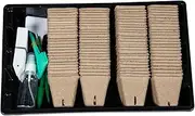 Generic 1Set Plant Nutrition Cup Simple Nursery Pot Plant for Easy Transplanting Durable and Promotes Aeration No Smell for Seedling Cultivation