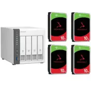 QNAP TS-433 4-Bay NAS with 4x 10TB NAS HDD Bundle [BDLQNP43305]