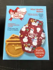 So Yummy Bella Mini Waffle Maker Brand New In Box. Ceramic Nonstick Coating