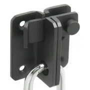 Black Stainless Steel Gate Latches Flip Latch Safety Door Bolt Latch Lock