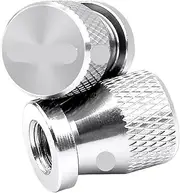 xinjiedianzi 2PCS Motorcycle Aluminum Alloy Tire Wheel Parts Valve Stem Caps Cover Compatible with Tracer MT07 MT09 Tracer 700 900 Accessories(Silver)