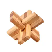 3D Interlocking Puzzles Game Toys Jigsaw Puzzle Toy Bamboo Small Size For Adults Kids IQ Brain Teaser Kong Ming Lock