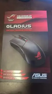 New ASUS The Choice Of Champions Gladius Wired USB Optical Gaming Mouse New