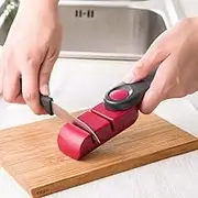 NR Two Stage Chef Knife Sharpeners, Knives Sharpener Scissor Sharpener, Serrated Knife Sharpener, Knife Sharpener Stone Household Knife Sharpener Kitchen Knife Sharpener Tool