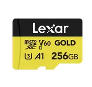 Lexar FMLSD-GOLD-256GB up to 280MB/s read, up to 180MB/s write 10, A1, V60, FULL-HD & 4K Video