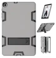 MCC Stylish Shockproof Samsung Galaxy Tab A 10.1 2019 Case Cover Kids T510 [Grey+Black]