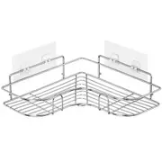 Stainless Steel Shower Caddy Corner Storage Shelf Holder Rack Organiser Bathroom