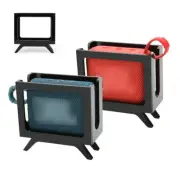 Acrylic Retro TV Desktop Mount Stand Holder for JBL GO3 GO4 Bluetooth Speaker