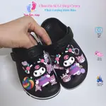 CROCS BAYA 女童涼鞋粉色黑色CHARM KUROMI THAI SON SHOP SUC CROSS 男女款成