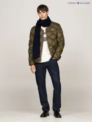Tommy Hilfiger Blue Flag Pima Cotton Cashmere Scarf (AC2244) | $88