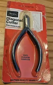 Sears Craftsman MY30748 Rare Diagonal Cutting Pliers BF Japan rubber grip NOS Z4