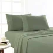 Park Avenue Egyptian Cotton 175gsm Flannelette Bed Sheet Sets - Juniper