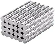 [Hyoocct] 300 Pieces 2x1mm Small Fridge Magnets for Crafts Refrigerator Whiteboard Kitchen Office Magnet