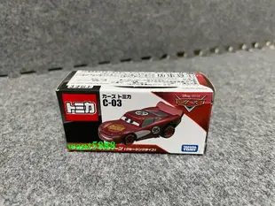 日本TAKARATOMY 迪士尼小汽車 TOMICA CARS C-03 閃電麥坤(巡航)