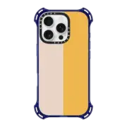 iPhone 16 Pro Bounce Case MagSafe Compatible Peach and Yellow Colorblock