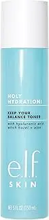 [e.l.f.] Keep Your Balance Toner, Gentle, Refreshing, Anti-Inflammatory, Removes Makeup & Impurities, Hydrates, Cleanses, Soothes, Infused with Hyaluronic Acid, Witch Hazel and Aloe, 5.07 Fl Oz