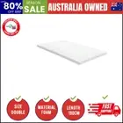 Memory Foam Mattress Topper Cool Gel Bed Bamboo Cover 7-Zone 8CM Double