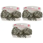 3x 2pc Annabel Trends Women's Printed Headband & Scrunchie Set Abstract Gum