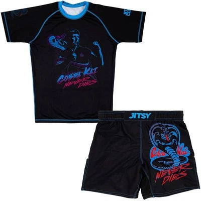 Jitsy Club Cobra Kai Never Dies Short Sleeve MMA No Gi Set