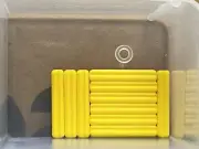LEGO Parts - Yellow Technic Axle 3 - No 4519 - QTY 10