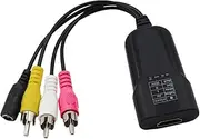 CIYODO to Converter Adapter Scaler Cable Supports Ntsc Pal Formats for Tv and DVD No Power Adapter Needed Portable