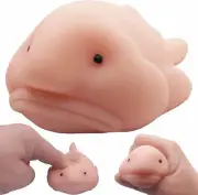 Blobfish Toy,Fidget Blob Fish Mochi Toy,Funny Cute Sensory Toy Gift for Birthday