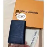 二手精品 LV 路易威登 黑色 水波紋 男士 卡片夾 萬用錢包 M60642