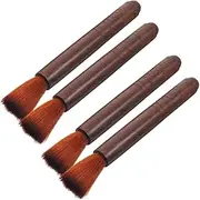ERINGOGO 4pcs Cleaning Brush Soft Bristle Violin Dust Cleaner String Instrument Brush Set for Violin Cleaning Tools