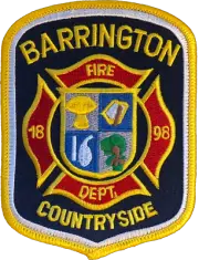 BARRINGTON / COUNTRYSIDE FIRE DEPARTMENT SHOULDER PATCH
