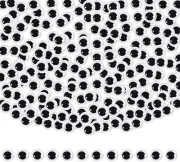 300Pcs 6Mm Plastic Wiggle Googly Eyes Self Adhesive Black round Sticker Eyes DIY