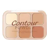 Correcting Concealer Palette, Facial Contouring Makeup Palette, Natural Tone Beauty Supplies, Lightweight Texture, Long-Lasting Wear, 9.6g, For Parties Night Out Shopping Daily Use Dating