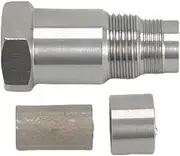 Stainless Steel Oxygen Sensor Extender | Stainless Steel Extension Pipe Thread Reducer | Multifunctional Anti Slip Automotive Replacement Parts for Enthusiasts Professionals Adults