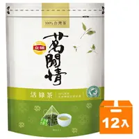 在飛比找樂天市場購物網優惠-立頓 茗閒情 活綠茶 2.5g (36包)x12袋/箱【康鄰