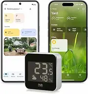 Eve Weather (Matter) – Smart Weather Station for Temperature, Humidity, Weather Trend, IPX4 Water Resistance, Display, Wireless, Thread - Google/Alexa/Siri Voice Access, Requires Thread Border Router