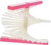 Ipetboom 48 Nail Art Practice Plates Portable Fan-shape Display Sticks for Nail Polish Tester