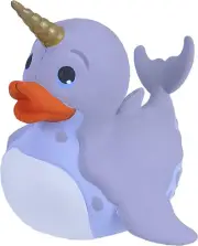 Rubber Duck, Narwhal, Kids, Great Kids and Adults, Mould Free Pool Toys, 4 Inche