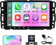 8 inch Android 14 Car Radio Stereo for 2007-2013 Chevrolet Silverado for GMC Acadia Sierra Yukon 2007-2012,for Chevrolet Traverse 2009-2012,for Buick Enclave 2008-2012 CarPlay Android Auto Car,4+64G