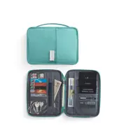 Portable Passport Holder Travel Wallet Travel Document Organizer,Green