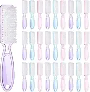30 Pcs Nail Brush for Cleaning Fingernails, Manicure Brushes with Handle Grip, Nail Cleaning Brush Set, Nail Scrub Brush for Cleaning Toes and Nails (Blue, Pink, Purple)