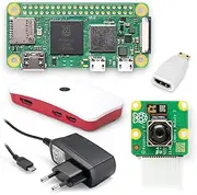 Raspberry Pi Zero 2W Camera Kit | Camera Module 3 | 12.5W Micro USB Power Supply | Housing with 3 Covers | Micro HDMI Adapter | Raspberry Pi Zero 2W