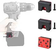 Bit Holder Compatible for Milwaukee M18 Drill Bit Organizer Compatible for Milwaukee Drills Carry Up to 4 Driver Bits on The Side of Your Power Tool or Driver (2 Pack)