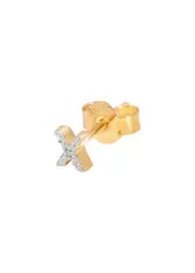 Missoma X Initial 18kt Gold-plated Single Stud Earring - One Size One Size