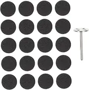 DONFAMDS 1Set Exfoliating Manicure Grinding Slices Sandpaper Disc Metal Bit Dead Skin Removal Tool for Nail Care and Polishing Grit for Smooth Finishing