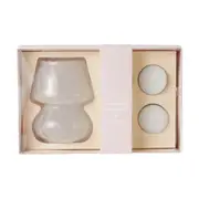 Vanilla and Coconut Scented Tealights & Holder